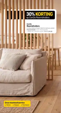 Hubo CanDo Roomdividers aanbieding