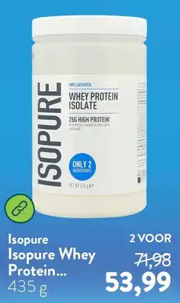 Holland & Barrett Isopure Isopure Whey Protein aanbieding