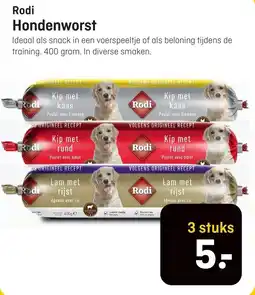 Hubo Rodi Hondenworst aanbieding