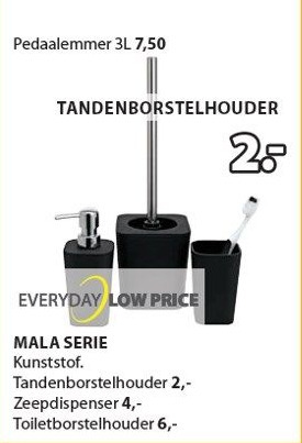 Jysk MALA SERIE aanbieding