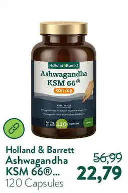 Holland & Barrett Holland & Barrett Ashwagandha KSM 66 aanbieding