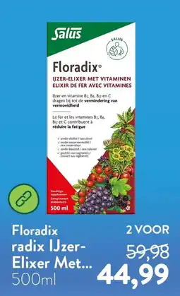 Holland & Barrett Salus Floradix aanbieding