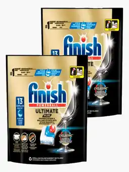 Flink Finish Ultimate+ vaatwastabletten 13st. 2x aanbieding