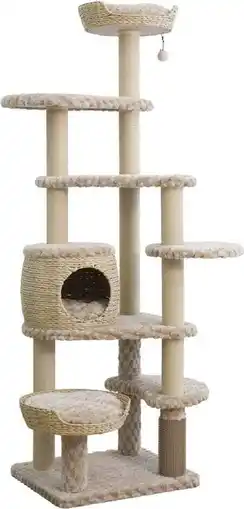 Intratuin Intratuin krabpaal Ava crème 59 x 49 x 186 cm aanbieding