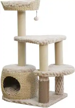 Intratuin Intratuin krabpaal Ava crème 59 x 49 x 102 cm aanbieding
