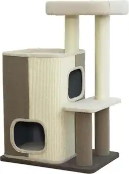 Intratuin Intratuin krabpaal Sef crème / bruin 59 x 40 x 90,5 cm aanbieding