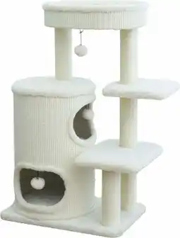 Intratuin Intratuin krabpaal Lef wit 59 x 39 x 100 cm aanbieding