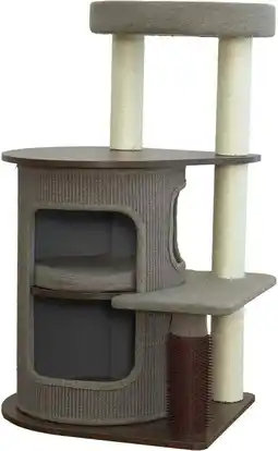 Intratuin Intratuin krabpaal Sef grijs 58 x 48 x 101 cm aanbieding