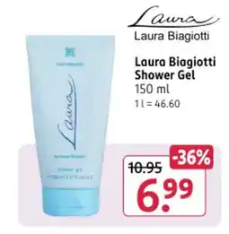 Rossmann DE Laura Biagiotti Shower Gel aanbieding