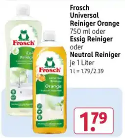 Rossmann DE Frosch Universal Reiniger Orange aanbieding