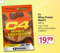 Rossmann DE C4 Whey Protein Reese's aanbieding