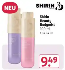 Rossmann DE Shirin Beauty Bodymist aanbieding