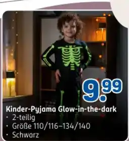 Rossmann DE Kinder-Pyjama Glow-in-the-dark aanbieding