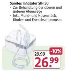Rossmann DE Sanitas Inhalator SIH 50 aanbieding