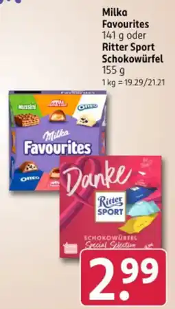 Rossmann DE Milka Favourites aanbieding