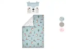 Lidl LUPILU Kinder polyester satijn dekbedovertrek, 140 x 200 cm aanbieding