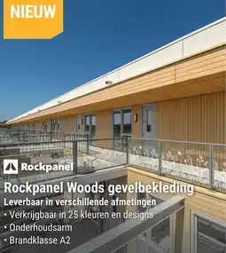 Pontmeyer Rockpanel Woods gevelbekleding aanbieding