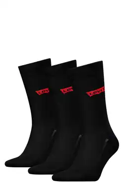 Wehkamp Levi's sokken met logo - zwart (set van 3) aanbieding