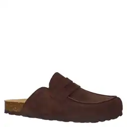 Wehkamp Manfield suède clogs bruin aanbieding