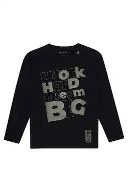 Wehkamp 4PRESIDENT Longsleeve Gatlin Black aanbieding