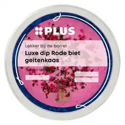PLUS PLUS Luxe dip Rode biet geitenkaas aanbieding