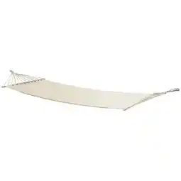 ANWB Bo-camp Hangmat Samba Met Spreidstok Zand aanbieding