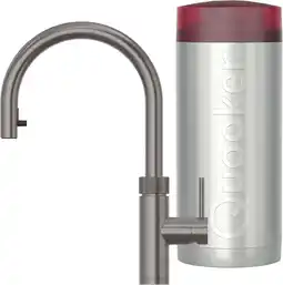 Coolblue Quooker COMBI+ + Quooker Flex Round Gunmetal aanbieding