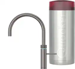 Coolblue Quooker COMBI+ + Quooker Fusion Round Gunmetal aanbieding