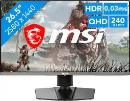 Coolblue MSI MAG 272QP X24 QD-OLED aanbieding
