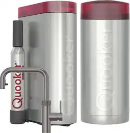 Coolblue Quooker COMBI+ & Quooker Flex Square Gunmetal & Quooker CUBE aanbieding