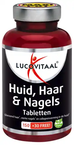 De Online Drogist Lucovitaal Huid Haar & Nagels Tabletten 180TB aanbieding