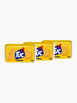 Flink LU TUC Crackers Original 100g 3x aanbieding