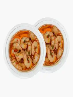 Flink Garnalen in knoflookmarinade ASC 80g 2x aanbieding