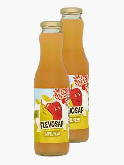 Flink Flevosap Appel Peer 1L 2x aanbieding