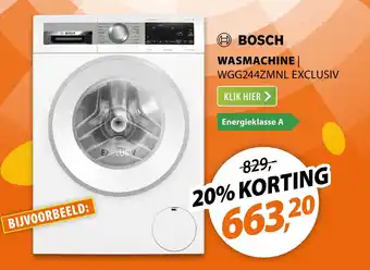 Bosch wasmachine WGG244ZMNL exclusiv