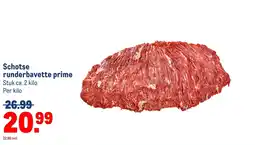 Makro Schotse runderbavette prime aanbieding