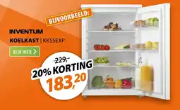 Expert inventum koelkast kk55exp aanbieding