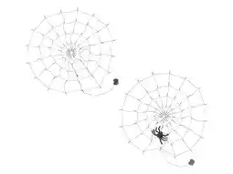 Lidl Halloween LED-spinnenweb, 120 cm aanbieding