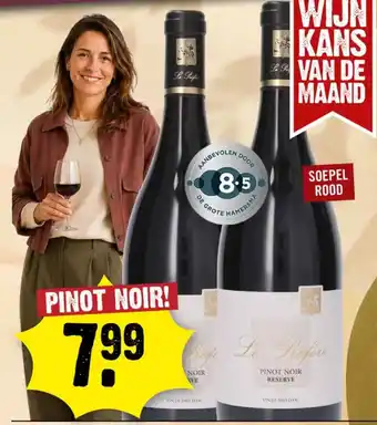 Dirck 3 Le Préféré Pinot Noir Reserve aanbieding