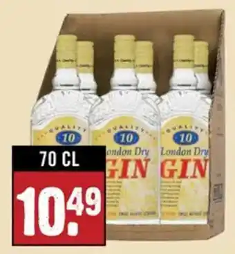 Dirck 3 quality 10 london dry gin aanbieding