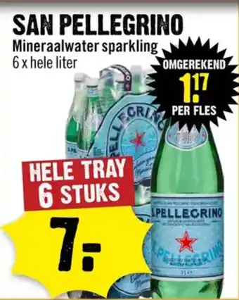 Dirck 3 San pellegrino mineralwater sparkling aanbieding