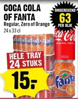 Dirck 3 Coca Cola of Fanta aanbieding
