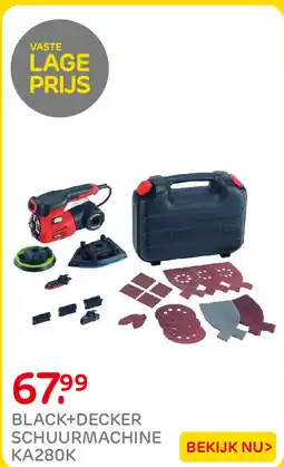 Praxis Black+Decker schuurmachine KA280K aanbieding