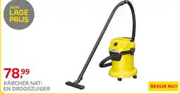 Praxis Kärcher nat-en droogzuiger aanbieding