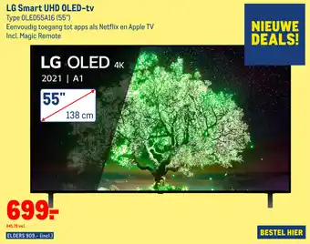 Makro LG Smart UHD OLED-TV aanbieding