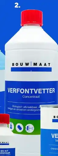 BOUWMAAT Verfontvetter en reiniger concentraat aanbieding
