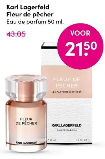 DA Karl Lagerfeld Fleur de pecher edp 50ml aanbieding