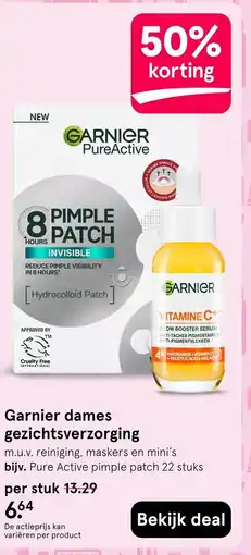 Etos Garnier dames gezichtsverzorging aanbieding