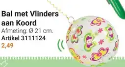 Lobbes Bal met Vlinders aan Koord aanbieding
