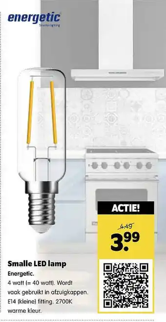 Plentyparts Smalle LED Lamp Energetic aanbieding